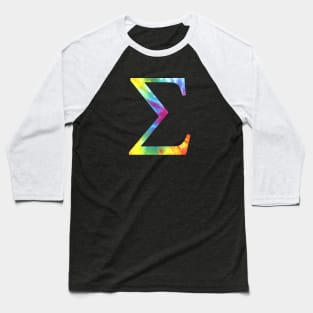 Tie Dye Sigma Baseball T-Shirt